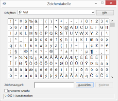 Zeichen zählen
